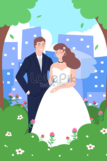 Detail Ilustrasi Pengantin Baru Nomer 22