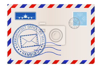 Detail Briefumschlag Luftpost Nomer 6