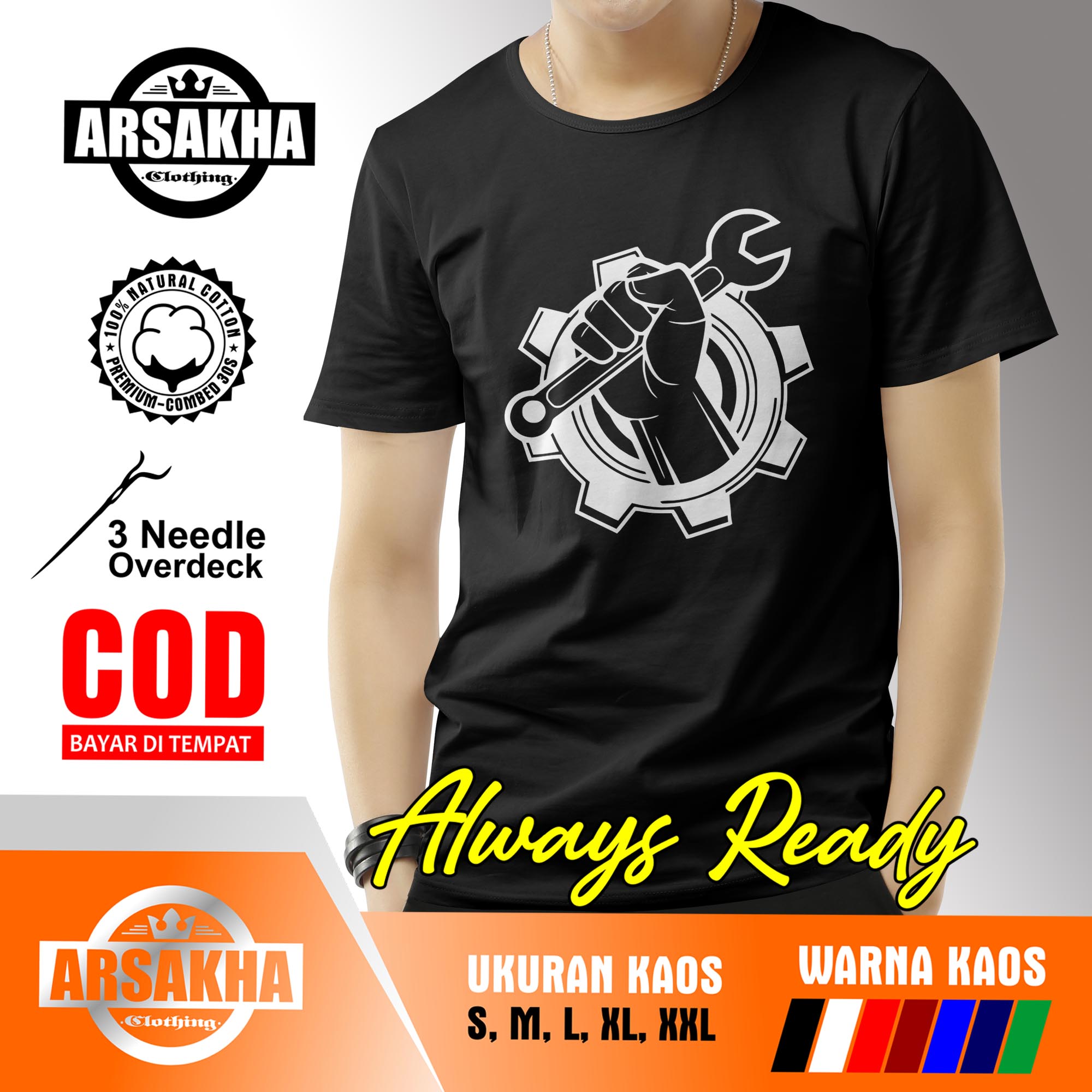 Detail Desain Kaos Bengkel Nomer 24