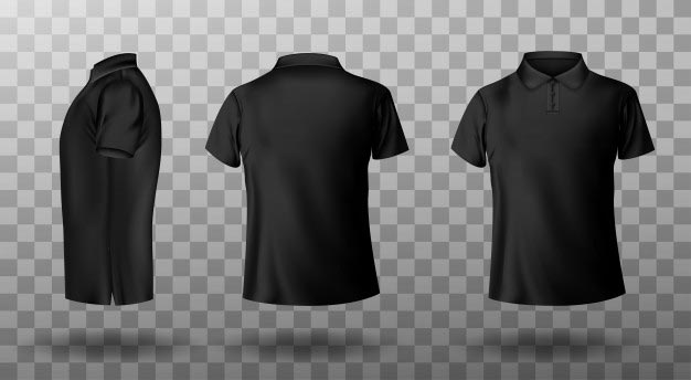 Detail Desain Kaos Berkerah Polos Depan Belakang Nomer 13
