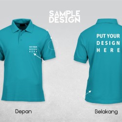 Detail Desain Kaos Berkerah Polos Depan Belakang Nomer 40