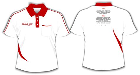 Detail Desain Kaos Berkerah Polos Depan Belakang Nomer 49