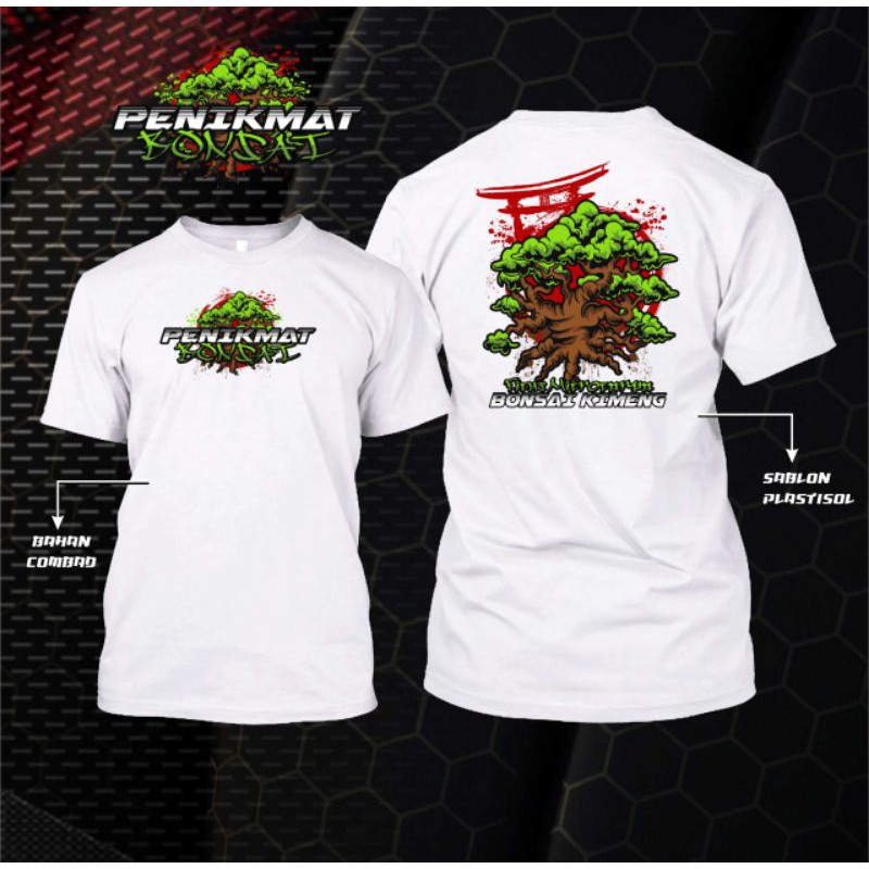 Detail Desain Kaos Bonsai Nomer 11