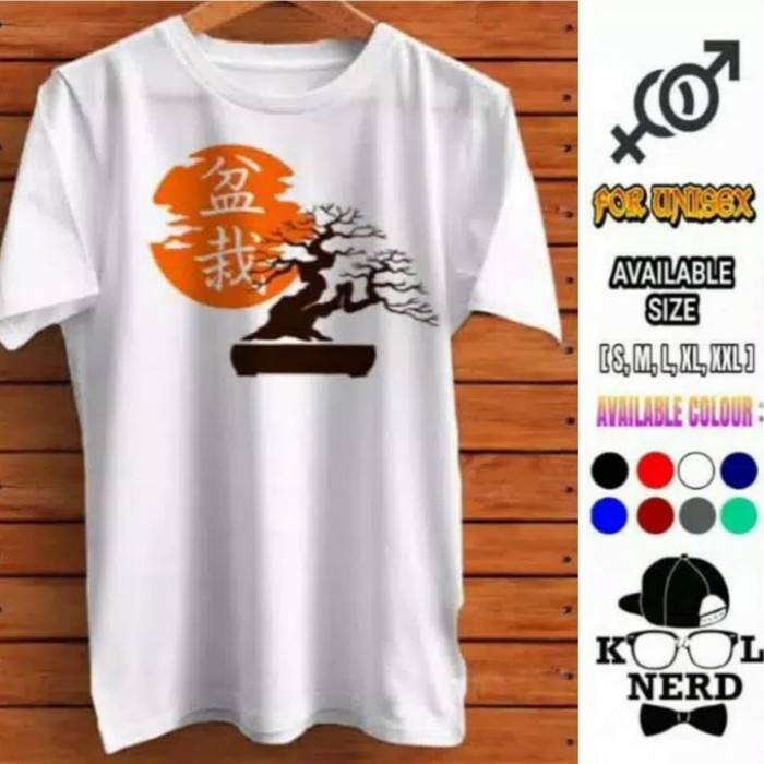 Detail Desain Kaos Bonsai Nomer 12