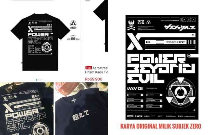 Detail Desain Kaos Branded Nomer 26