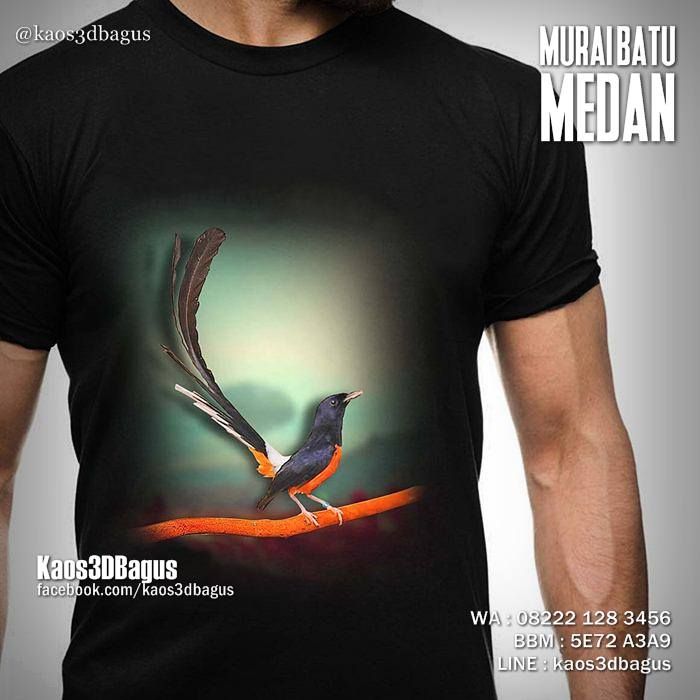 Detail Desain Kaos Burung Murai Nomer 10