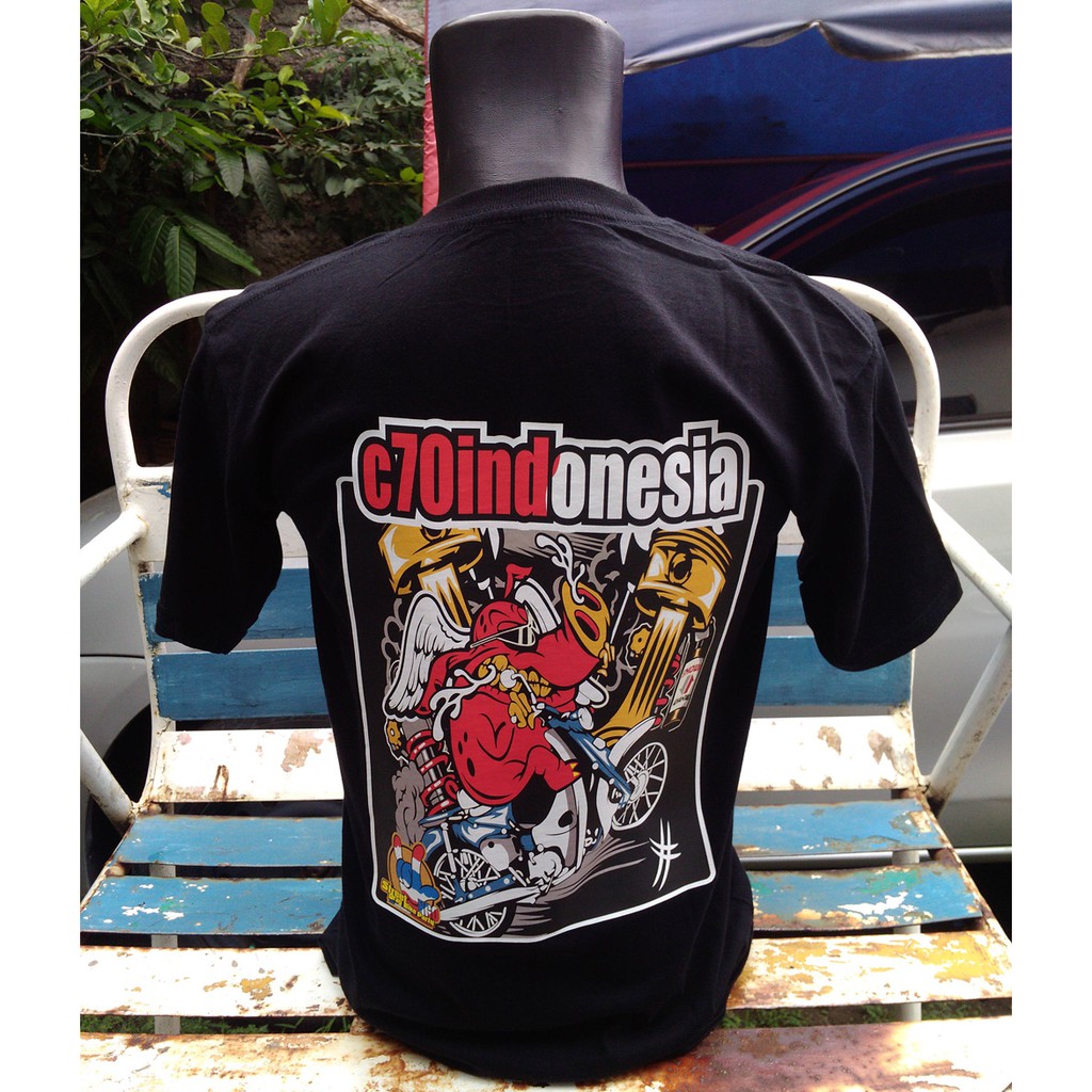 Detail Desain Kaos C70 Racing Nomer 7