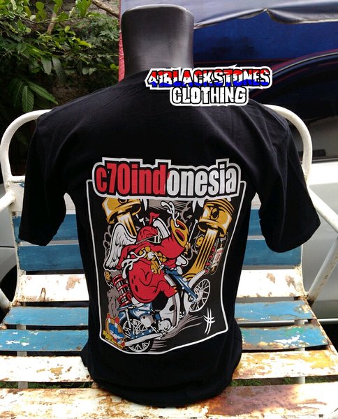 Detail Desain Kaos C70 Racing Nomer 8