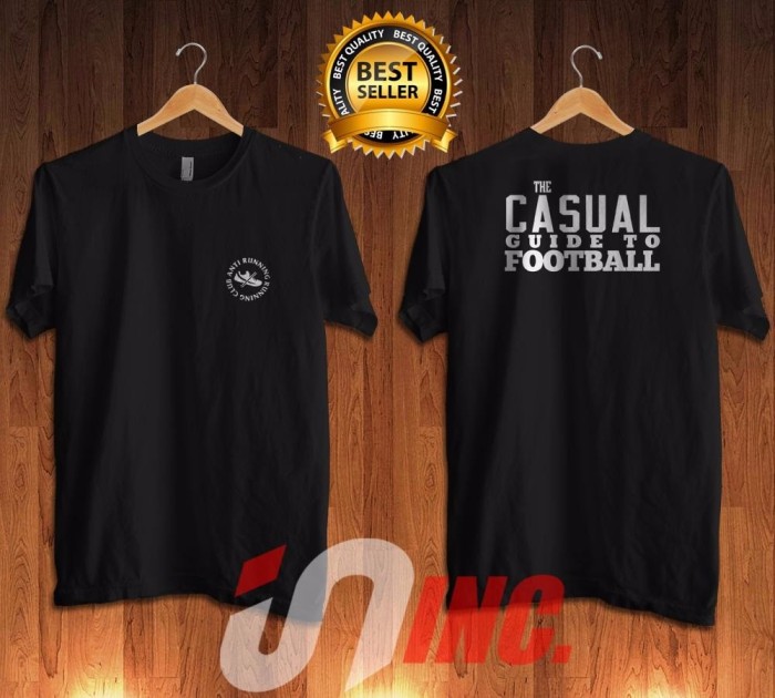 Detail Desain Kaos Casual Football Nomer 28