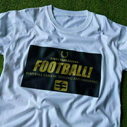 Detail Desain Kaos Casual Football Nomer 47