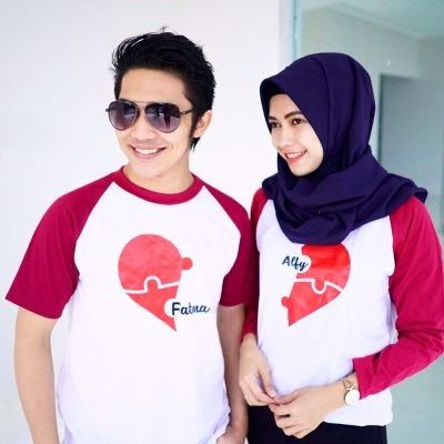 Detail Desain Kaos Couple Pasangan Nomer 21