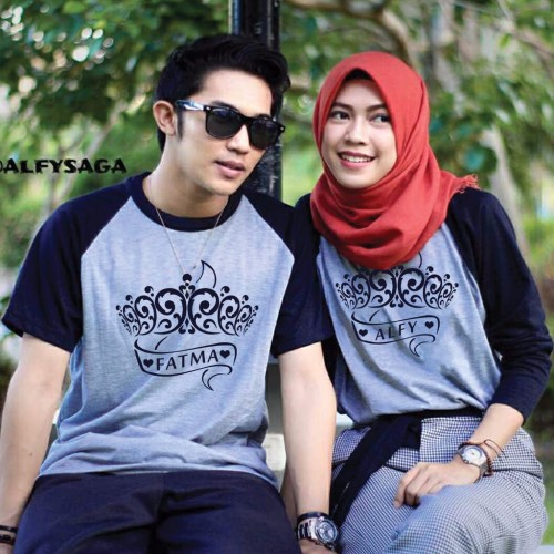 Detail Desain Kaos Couple Pasangan Nomer 31