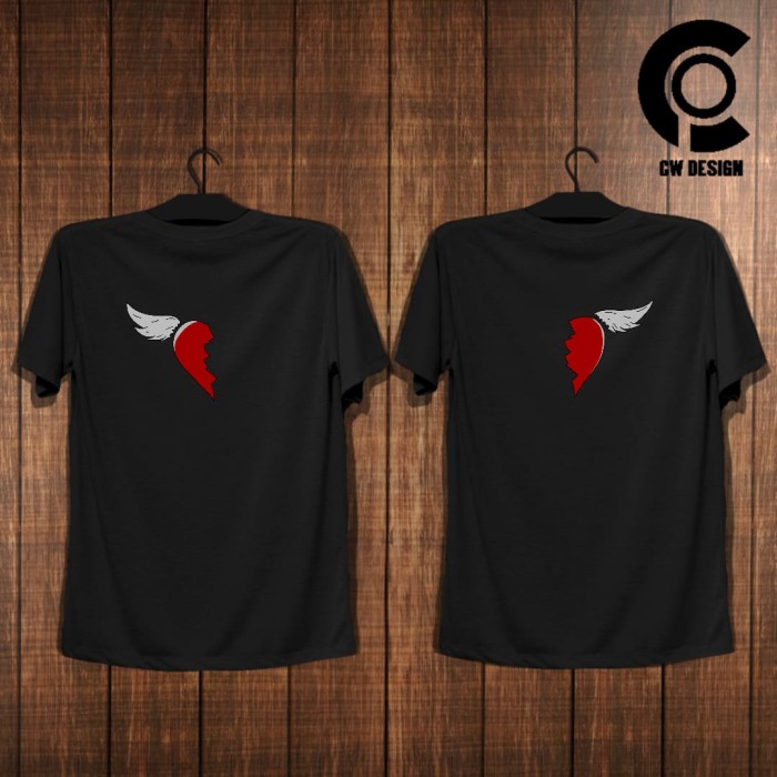 Detail Desain Kaos Couple Pasangan Nomer 47