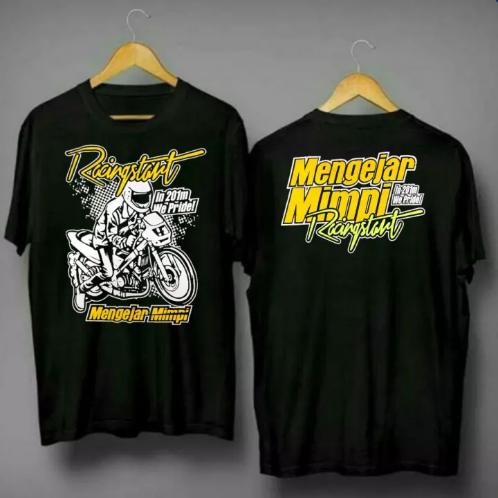 Detail Desain Kaos Drag Nomer 21