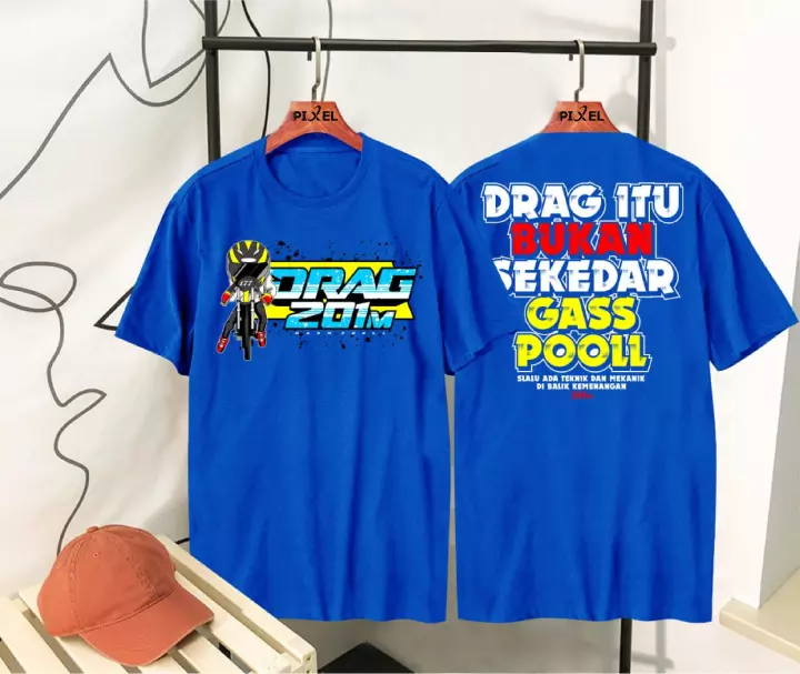 Detail Desain Kaos Drag Nomer 10
