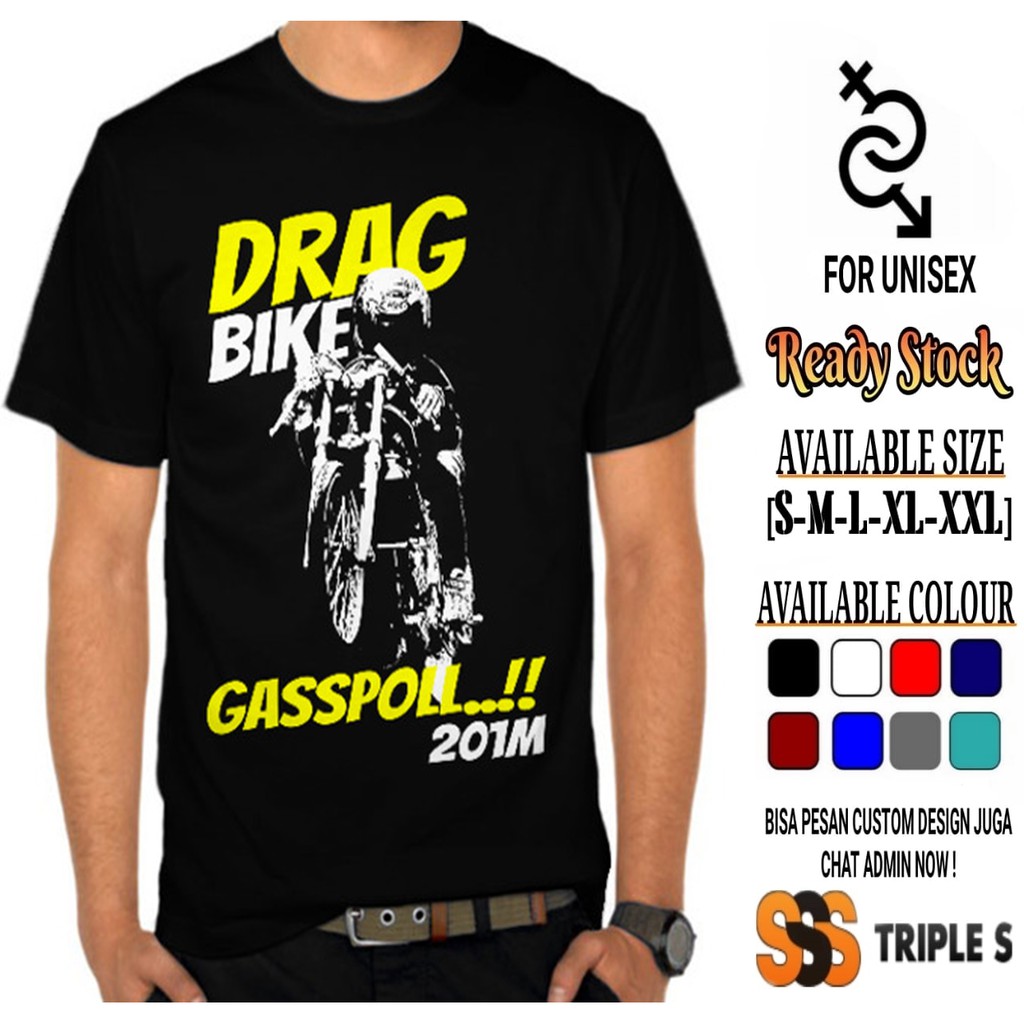 Detail Desain Kaos Drag Bike Nomer 5