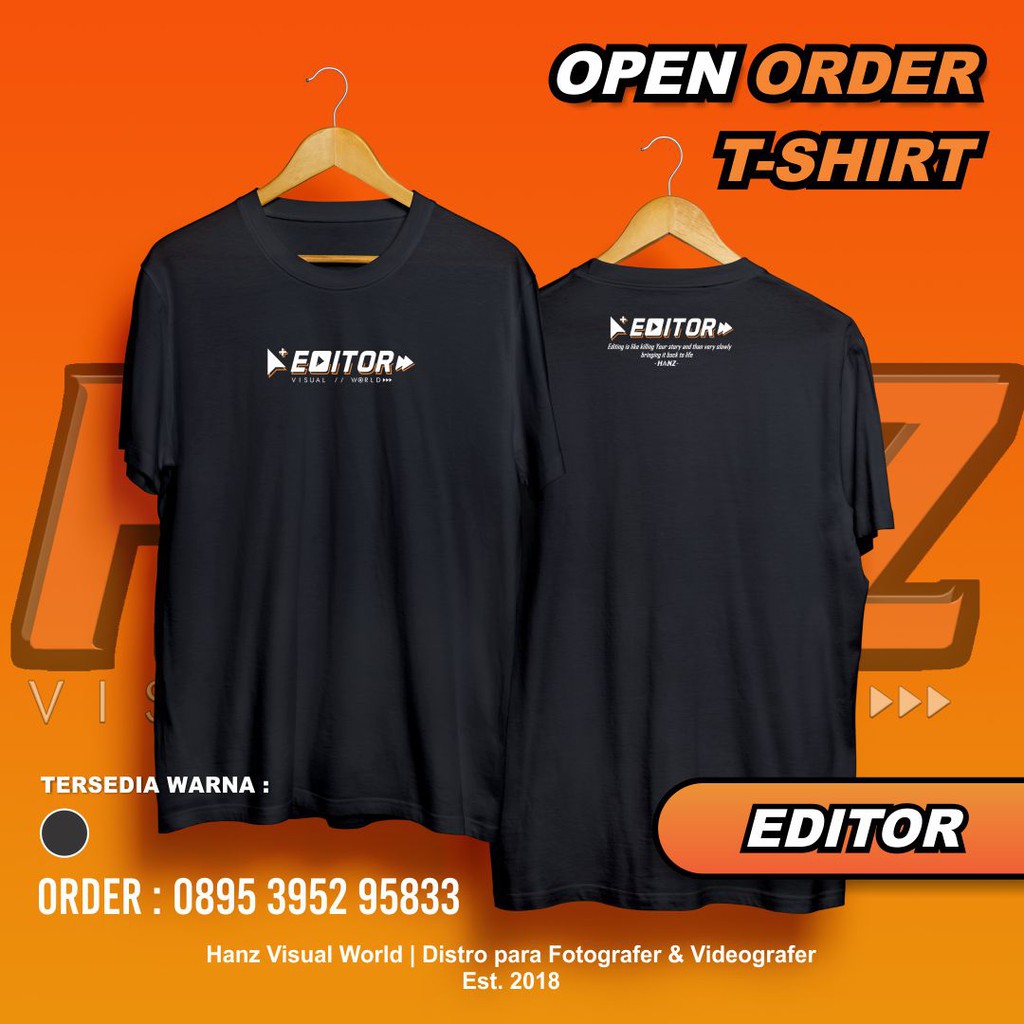 Desain Kaos Editor - KibrisPDR