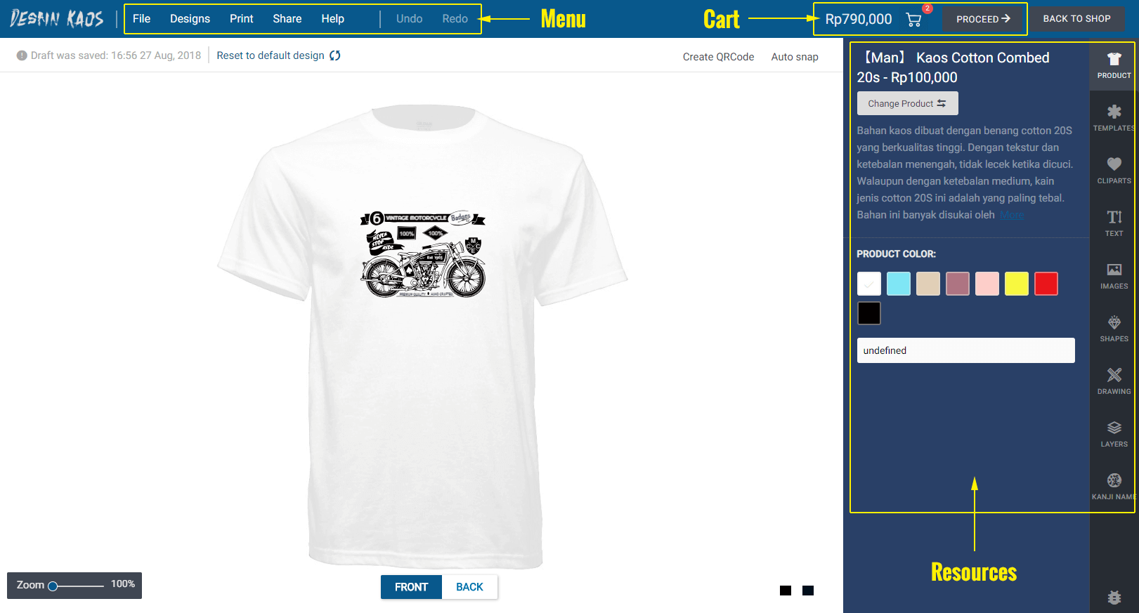 Detail Desain Kaos Editor Nomer 44