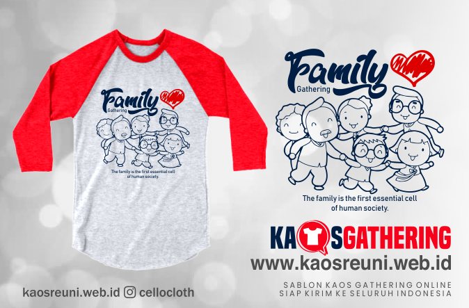 Detail Desain Kaos Family Gathering Cdr Nomer 32