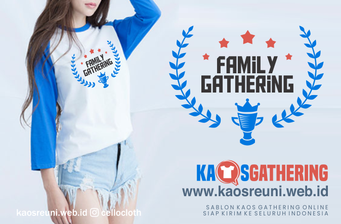 Detail Desain Kaos Family Gathering Keren Nomer 39