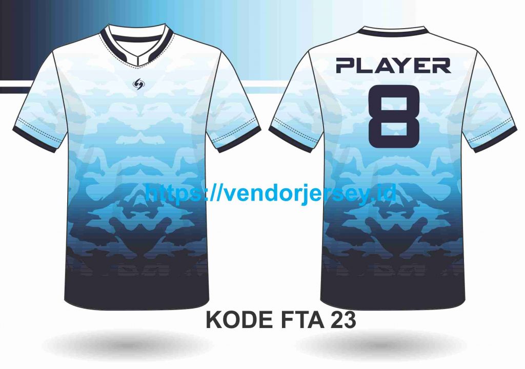 Detail Desain Kaos Futsal Depan Belakang Terbaru Nomer 36