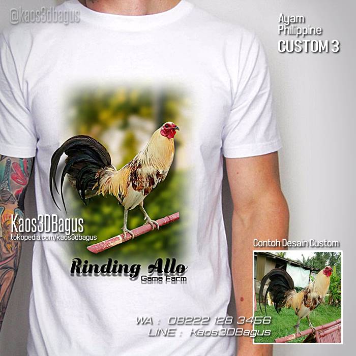 Detail Desain Kaos Gambar Ayam Jago Nomer 25