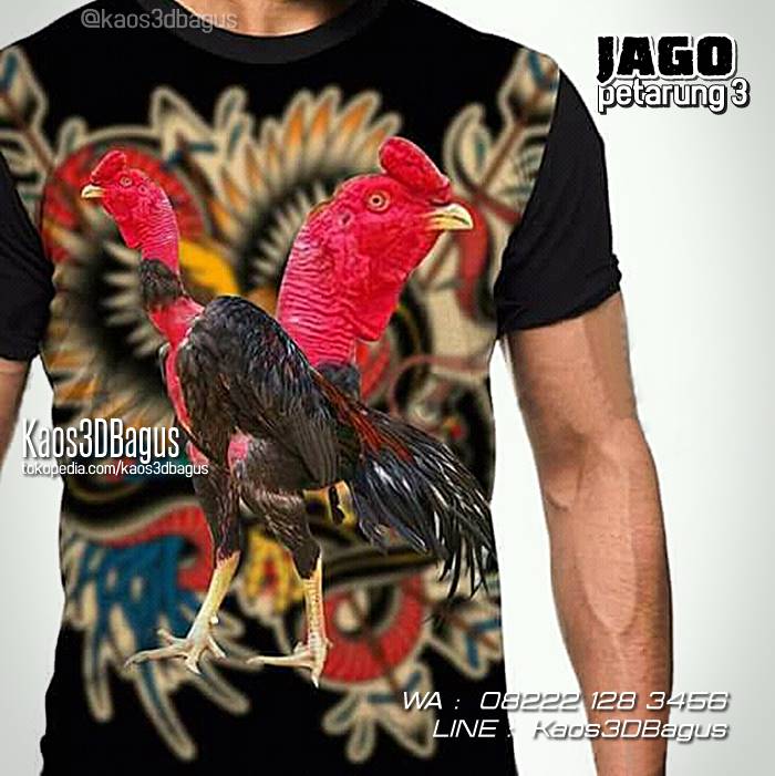 Detail Desain Kaos Gambar Ayam Jago Nomer 27