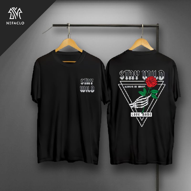 Detail Desain Kaos Gambar Mawar Nomer 22