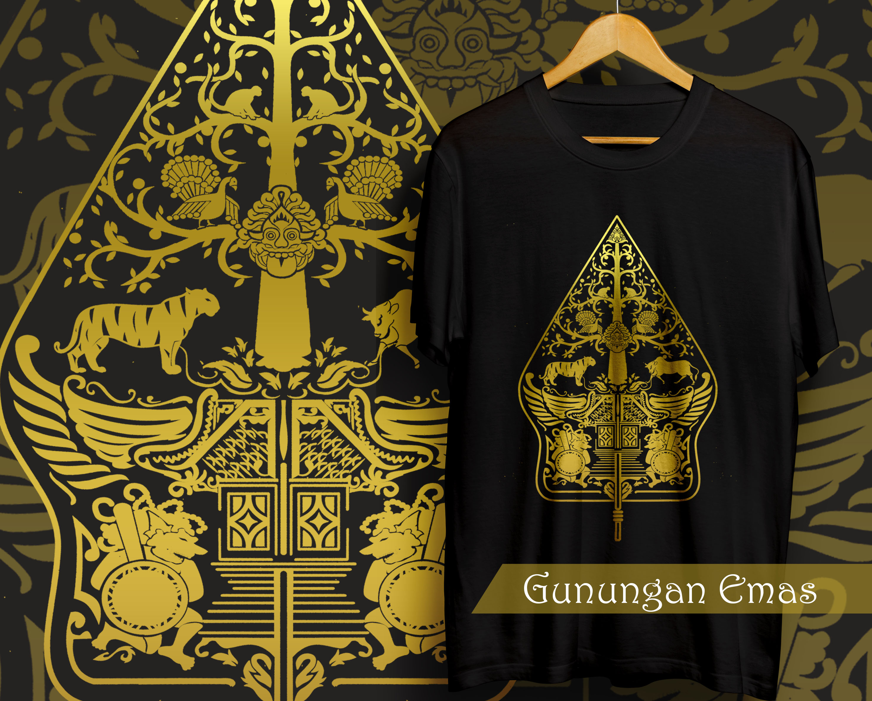 Detail Desain Kaos Gambar Wayang Nomer 20