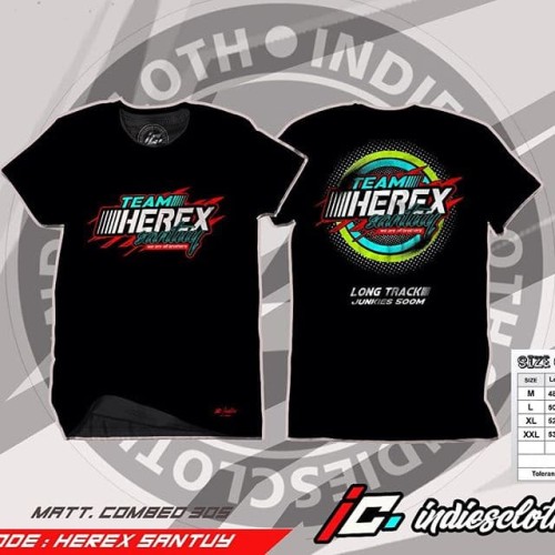 Detail Desain Kaos Herex Nomer 32