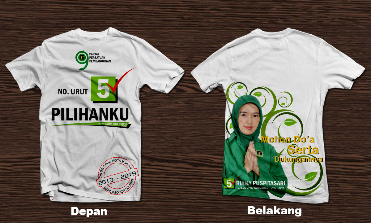 Detail Desain Kaos Kampanye Nomer 6