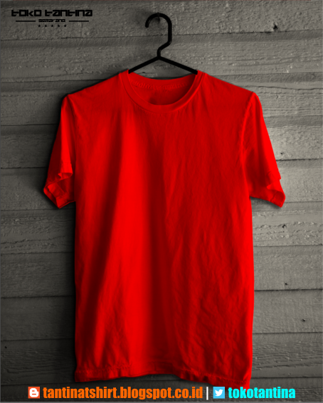 Detail Desain Kaos Kaos Polos Merah Depan Belakang Nomer 2