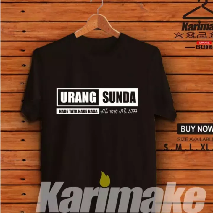 Detail Desain Kaos Kata Kata Sunda Lucu Depan Belakang Nomer 39