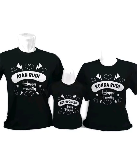 Detail Desain Kaos Keluarga Nomer 51