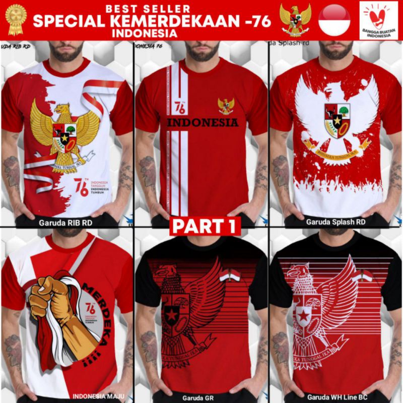 Detail Desain Kaos Kemerdekaan Nomer 4