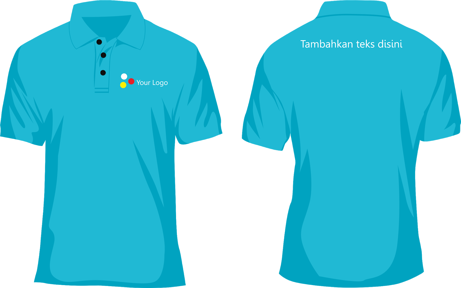 Detail Desain Kaos Kerah Vector Nomer 8