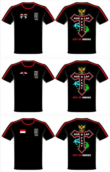 Detail Desain Kaos Korlap Psht Nomer 11