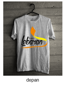 Detail Desain Kaos Lebaran Nomer 2