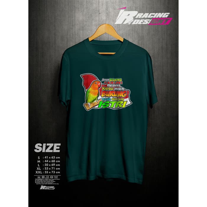 Detail Desain Kaos Lovebird Nomer 13