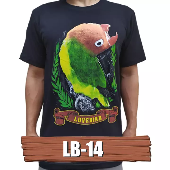 Detail Desain Kaos Lovebird Nomer 14