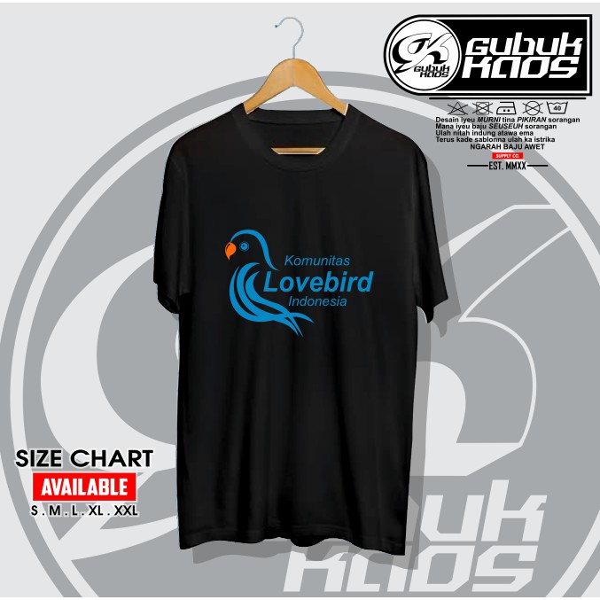 Detail Desain Kaos Lovebird Nomer 33