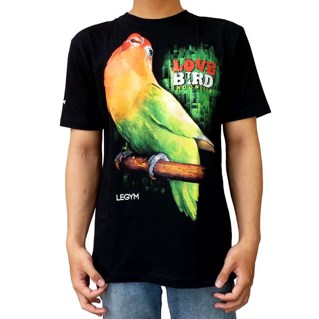 Detail Desain Kaos Lovebird Nomer 9