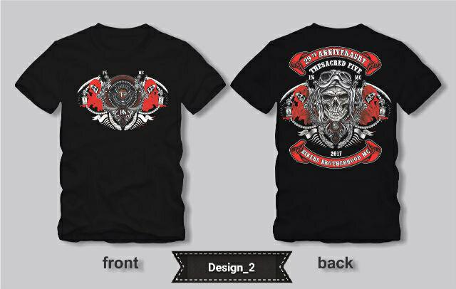 Detail Desain Kaos Motor Custom Nomer 39