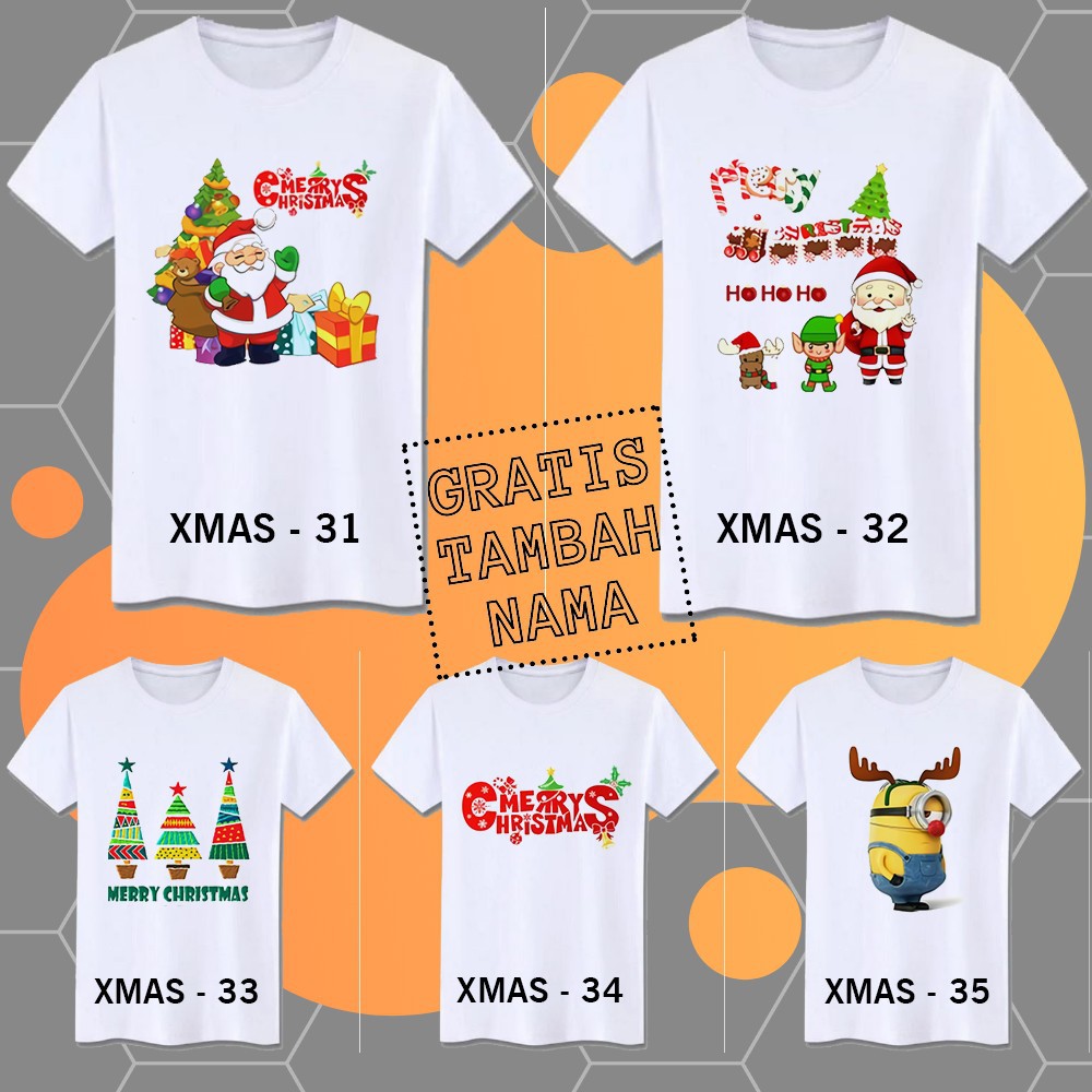 Detail Desain Kaos Natal Nomer 56