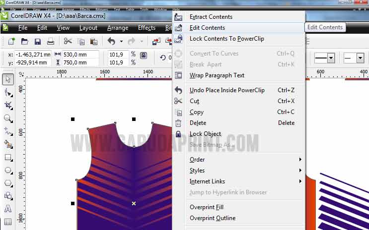 Detail Desain Kaos Olahraga Corel Nomer 42