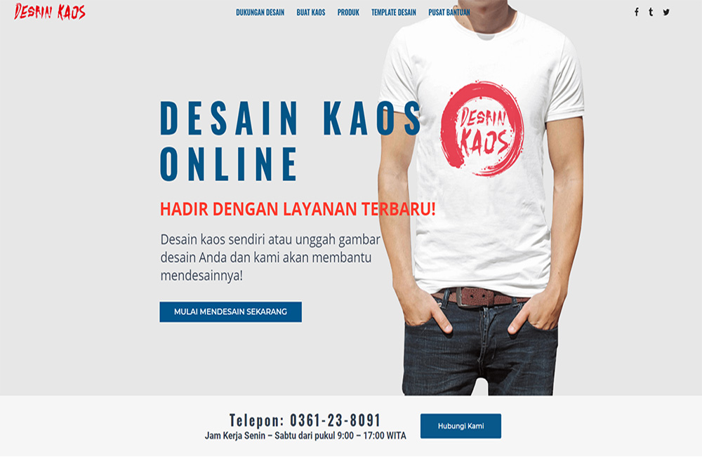 Detail Desain Kaos On Line Nomer 13