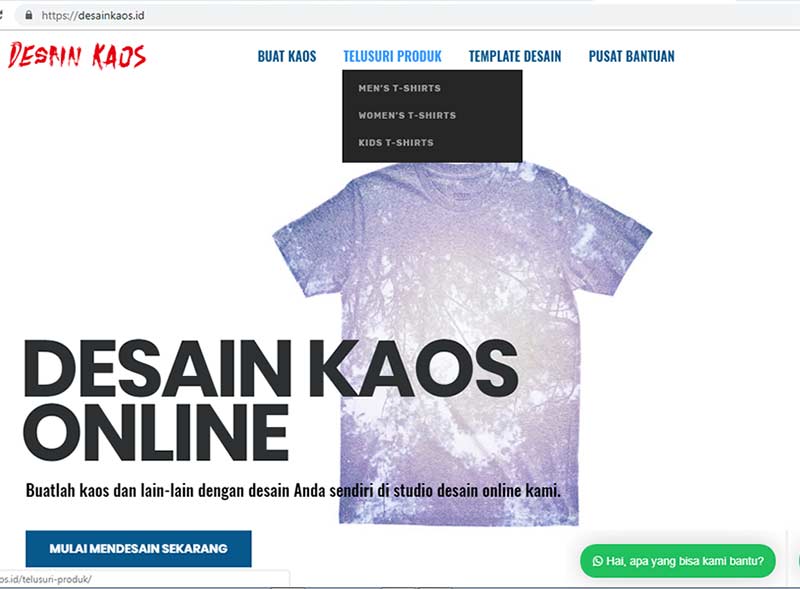 Detail Desain Kaos On Line Nomer 3