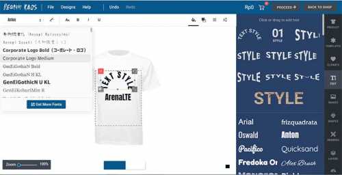 Detail Desain Kaos On Line Nomer 28