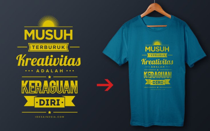 Detail Desain Kaos On Line Nomer 6