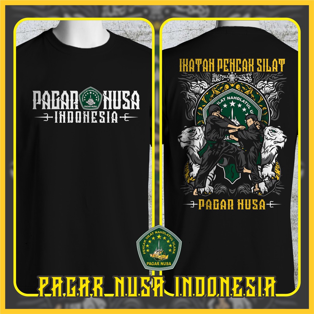 Detail Desain Kaos Pagar Nusa 1986 Nomer 17